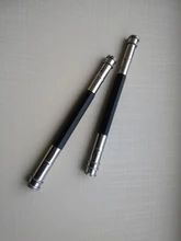 1/3/ 5/10 piezas lápiz extensiones de metal de doble cabeza dibujo lápiz extensión de 13cm sostenedor de la pluma de acero inoxidable caja de lápiz