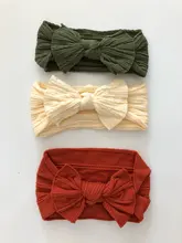 3 unids/set cinta de pelo de bebé para niñas arco elástico diademas Cable trenzado diseño turbante niños Headware bebé accesorios para el pelo