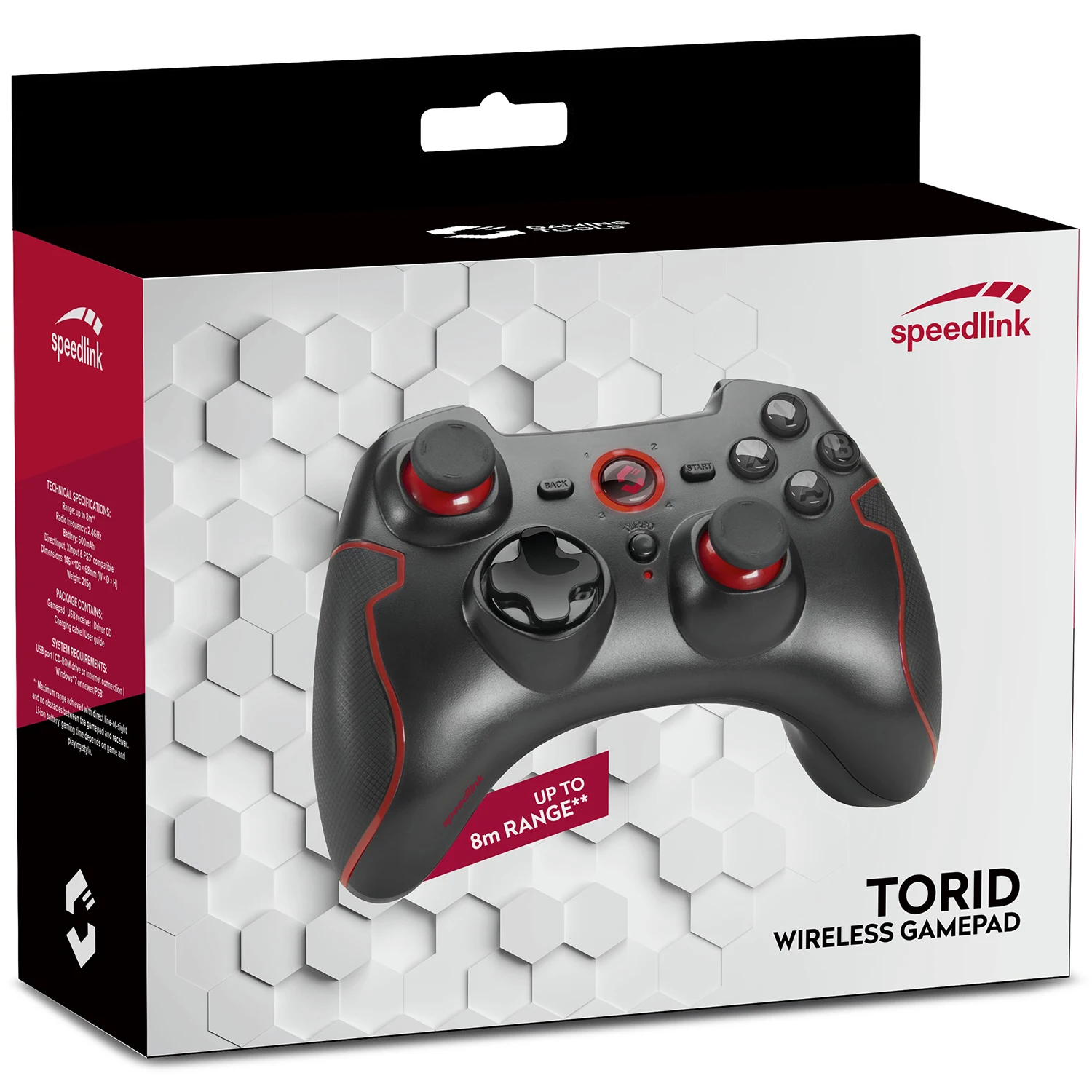 Беспроводной Pc Геймпад Speedlink Torid Gamepad Wireless Ps3/Pc.