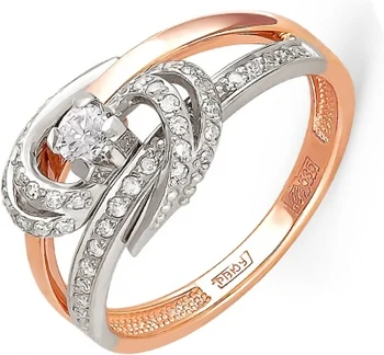 

Kabarovsky ring with 45 diamonds in red gold