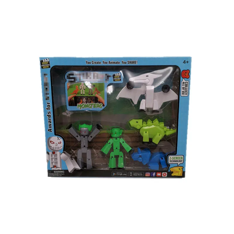 Stikbot Mega Monster Pet Stiklion stikelephon Stikhippo stiktrhino Stiktriceratops Stikstegosarus Stikpachycephalosaurus