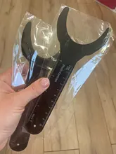 Fondo de ortodoncia Dental, tablero de contraste con imagen de la foto, placa de mejilla Oral con marca de escala, herramientas de dentista autoclavables, color negro, 6 uds.