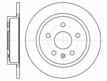 

13502198 REAR BRAKE DISC OPEL INSIGNIA SALOON