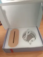 Night-Light Wooden-Base Christmas-Gift Photo-Customized Wedding DIY Holiday for USB 3D