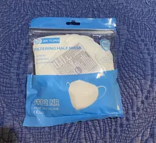 Mascarilla facial FFP2 KN95, Máscara protectora antipolvo, filtrada al 95%, tapabocas, 70 Uds.