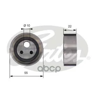 Ролик Ремня Грм Renault Logan/Clio/Kangoo/ Sandero 1.4-1.6i K7j/K7m Натяжной Gates T41155 Gates арт. T41155