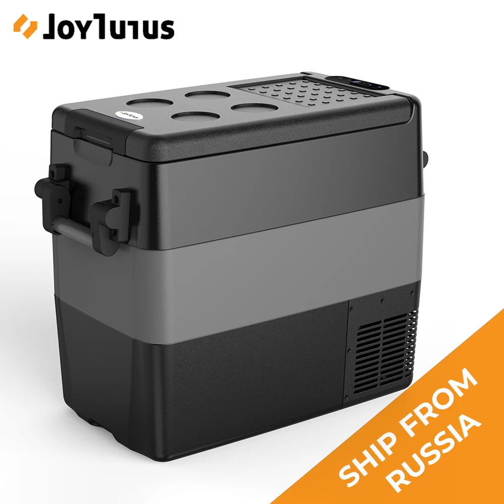 ^*Best Offers 50L Car Fridge Portable Refrigerator Compressor Cooler Freezer Dual Use 60w for Home Travel Camping 2 Charging Methods 12V/24V
