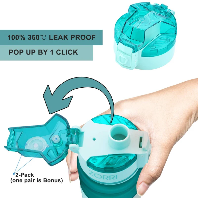 ZORRI Sports Wasser Flasche 500 мл kunstoff напиток тур Спорт на открытом воздухе Schule Leck Proof Seal Gourde