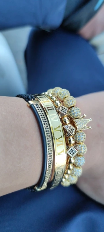 Roman Numeral Bracelet Set photo review