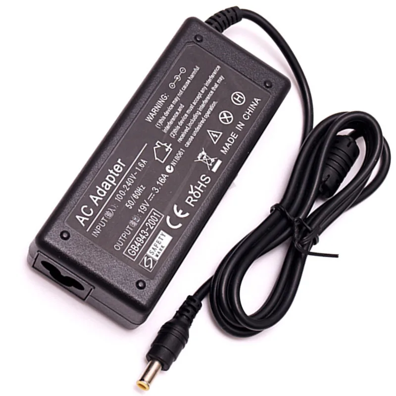 Блок питания для ноутбука Samsung P560, R540, R780, RV720, RC710. X118, NP355 Series 19V 3.16A(5.5x3.0mm с иглой) 60W