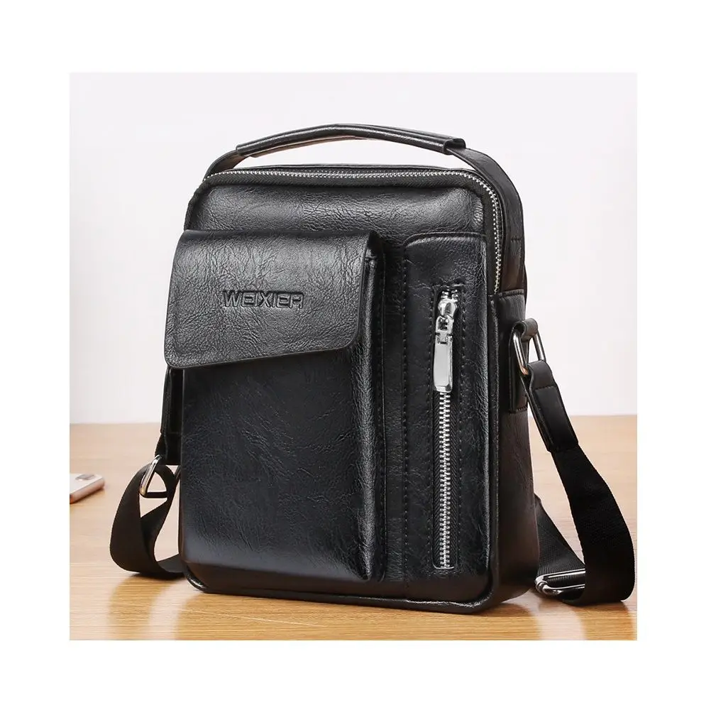 Leather messenger bag compatible with Ebook Tablet and for PHILIPS S351F (2019) | Мобильные телефоны и аксессуары