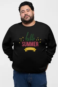 

Angemiel Wear Hello Summer Black Men 'S Sweatshirt