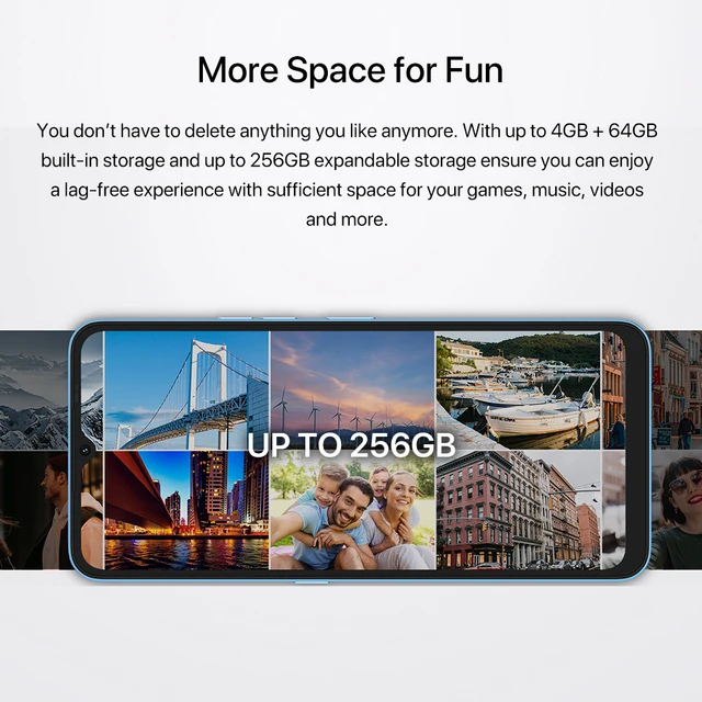 UMIDIGI A13S wersja globalna Android 11 Smartphone 6.7 "HD + wyświetlacz 4GB 32GB 64GB 5150mAh bateria 16MP tylna kamera telefon 6