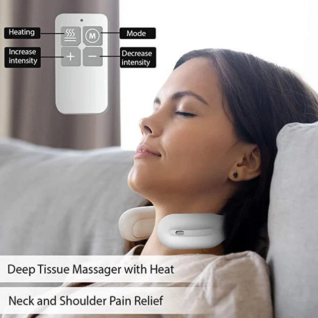 YOUPIN SKG Smart Cervical Massage Apparatus K3 Portable Wearable Neck  Massager Pain Relief Tool Cervical Vertebra Physiotherapy - AliExpress