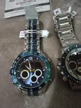 NAVIFORCE New Watches for Men Top Luxury Brand Big Sports Quartz Watch Mens Stainless