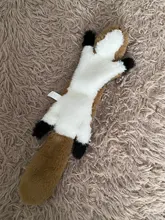 Peluche suave de cebra con sonido de tigre para mascotas, juguete para mascotas
