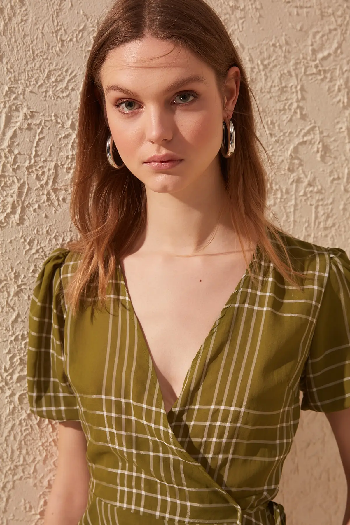 Trendyol Plaids Blouse TWOSS20BZ0469