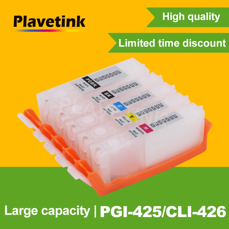 Чернильный картридж Plavetink для Canon PGI-425 XL Запасные картриджи принтера PIXMA IP4840 IP4940