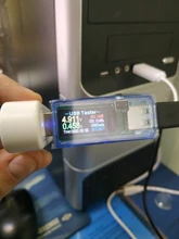 Probador USB U96, voltímetro Digital de CC, amperímetro, cargador tipo batería externa, indicador, medidor de corriente de voltaje, detector + carga + cocodrilo