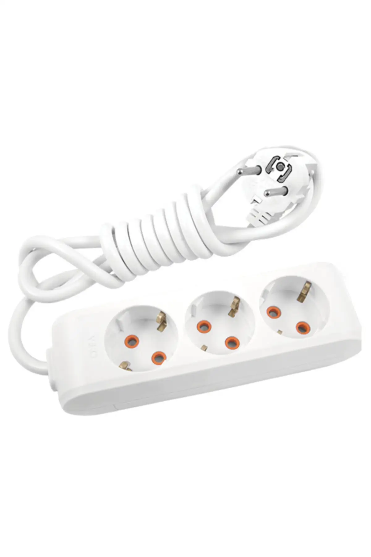 

Viko Multilet Wired Grounded Triple Group Socket Extension 5 Mt Home Office Workshop And Worksite Working Voltage 220v