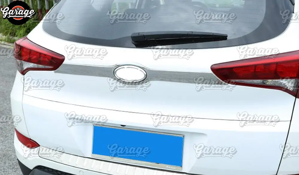Trim strip of fifth door case for Hyundai Tucson- ABS plastic molding 1 set / 1 pcs decoration car styling
