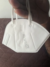 Mascarilla facial ffp2 KN95 con filtro, máscara antipolvo con ventilación, 100 Uds.