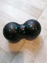 Pelota de miofascia EPP Lacrosse, Bola de masaje de cacahuete de alta densidad, ligera, Fitness, ejercicio, Fascia, alivia el dolor, Yoga