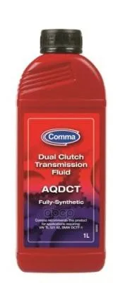 Масло Трансмиссионное Comma 1л Синтетика Aqdct Dual Clutch Transmission Fluid Comma Aqdct1l COMMA арт. AQDCT1L