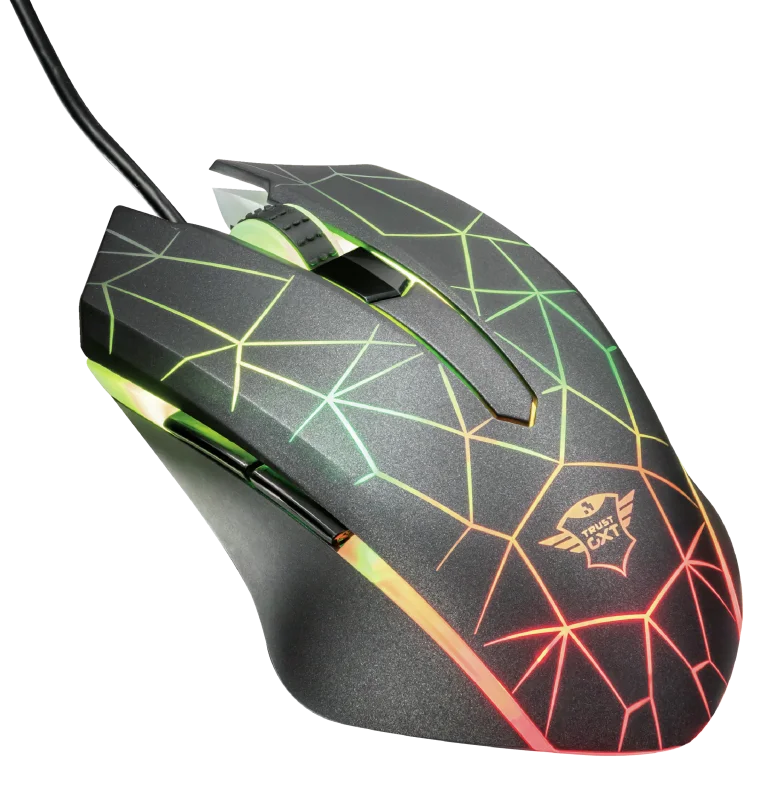 Компьютерная игровая RGB мышь с подсветкой TRUST 170 HERON