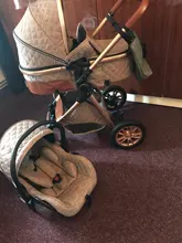 Cochecito De bebé multifuncional 3 en 1, carrito De bebé con paisaje alto, luz reclinable, plegable, diseño De cascarón De dos vías