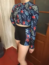 Sexy Swimsuit Bikini-Set Long-Sleeve Push-Up Female High-Waist Women 