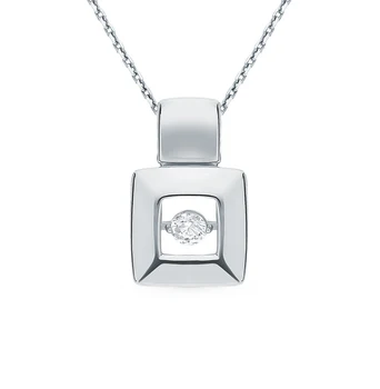 

Silver Pendant with cubic zirconia sunlight sample 925