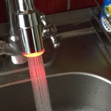 Faucet-Aerator Tap-Light Shower LED Bathroom Water-Power Kitchen 5-Choice Zhangji 1/3/7-color