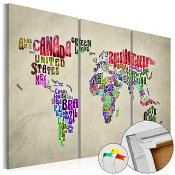 

Pictures of Cork-Colorful Countries [Cork Map] - 90x60 cm