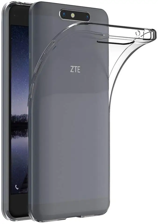 Гелевый Чехол-подставка из ТПУ zte V8 | Прозрачный чехол Чехол