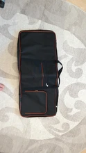 Funda para teclado de 61 teclas, funda portátil y duradera, Piano, impermeable, tela Oxford 600D, con funda acolchada de algodón de 10mm