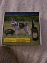 Collar de entrenamiento eléctrico para perros remoto impermeable recargable con pantalla LCD para todos los tamaños golpes vibración sonido 800m