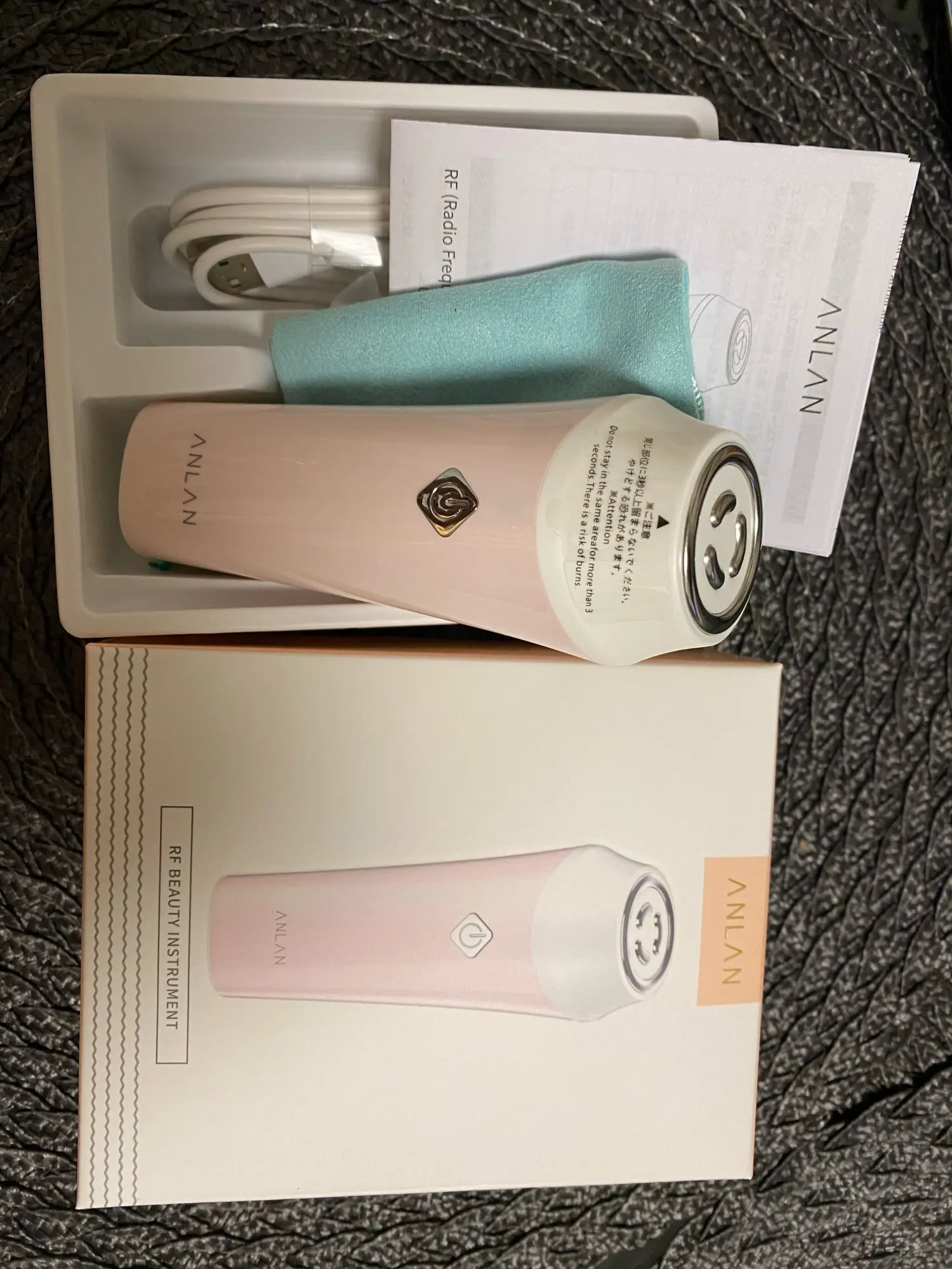 Отзыв о товаре ANLAN rf лифтинг аппарат массажер для лица микротоки для лица рф лифтинг аппарат RF Устройство для красоты RF лифтинг для лица радиочастотная мезотерапия для лица омоложение кожи лифтинг укрепляющее удаление морщин от пользователя A***a