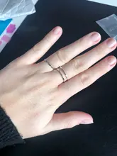 Anillo de Plata de Ley 925 con abertura plateada para mujer, cadena de bloqueo grande, estilo antiguo