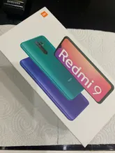 Xiaomi Redmi 9-teléfono móvil con 3GB RAM, 32GB rom, cámara cuádruple de 13,0mp, procesador Helio G80, Octa Core, batería de 5020mAh, pantalla FHD de 6,53 pulgadas