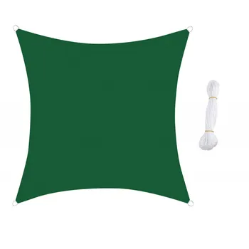 

482414 Awning QUADRATO Green 3x3m with hooks reinforced & nylon cord