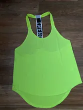 Yuerlian calidad 15% LICRA Fitness camisa deportiva para Yoga secar rápidamente chaleco para correr entrenamiento Top mujer camiseta