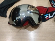 ELAX-Gafas de esquí antiniebla de doble capa, gafas de esquí para nieve y Snowboard, gafas de motonieve para deportes al aire libre