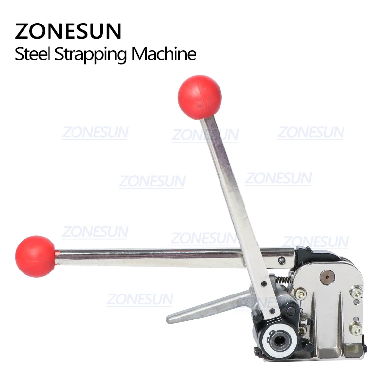 ZONESUN DB-GD35 16-19 мм Ручная Пряжка стальная лента обвязочная машина ОБВЯЗОЧНЫЙ натяжитель инструмент для деревянной стали упаковочная машина