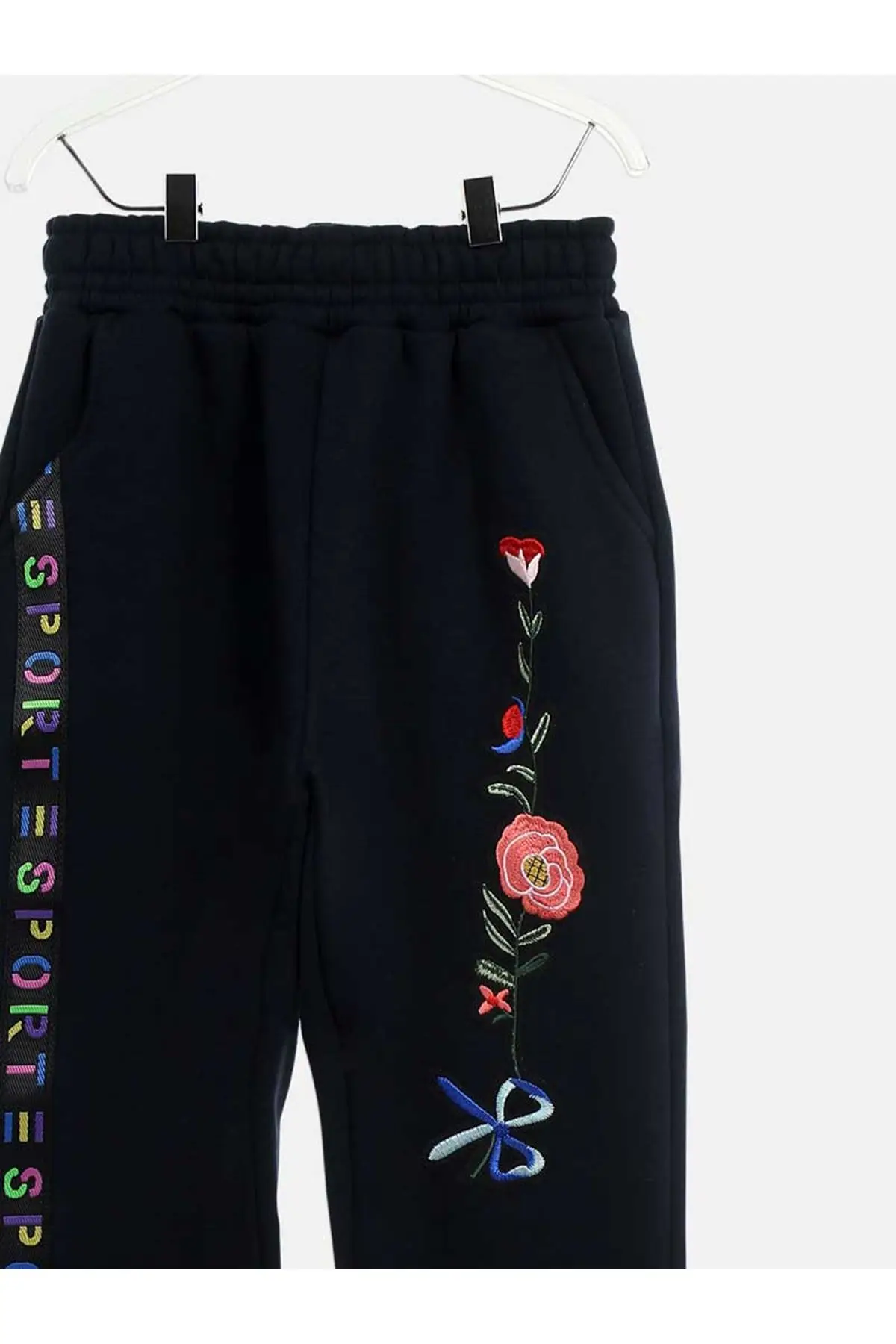 Dark Navy Blue Winter Girls Boy Sweatpants