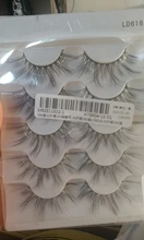 Pestañas postizas de pelo de visón sintético 3D/5D, extensiones de pestañas tupidas largas y naturales de volumen completo, utensilios de maquillaje para ojos hechos a mano, 5 pares