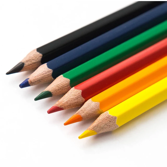 Цветные карандаши классические для школы и детского творчества 2