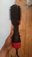 Secador de pelo 2 en 1 de un paso, voluminizador, cepillo de aire caliente, Alisador, rizador, cepillo para usar con secador de cabello
