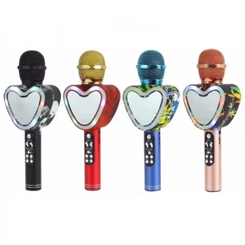 

Wireless Bluetooth microphone mirror heart, wireless microphone, microphone speaker, Bluetooth microphone