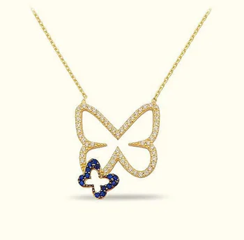 

Butterfly Gold Necklace 02-376-K0693C